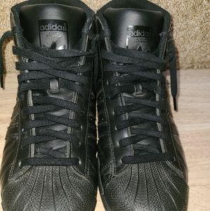 Men Adidas Pro Model Black Sneakers